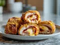 Délicieux cordon bleu au air fryer, croustillant à l'extérieur, fondant à l'intérieur avec jambon et fromage.