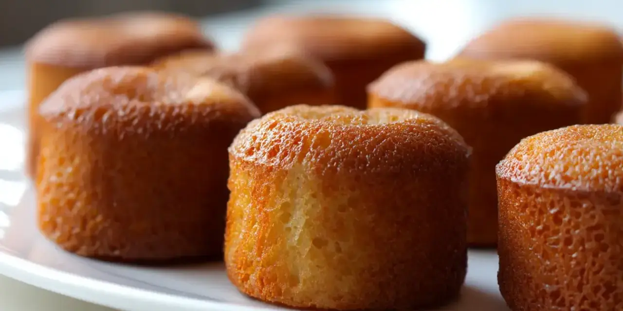 Petits financiers dorés, parfaits pour une recette de financier facile et gourmande.